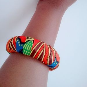 Multicolor Fabric Bracelet
